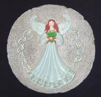 ANGEL STONE GARDEN PLAQUE